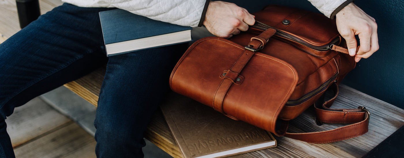 Buffalo Jackson Denver Leather Backpack