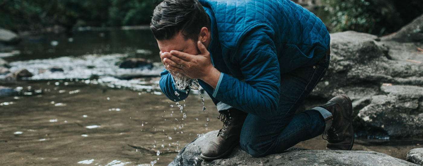 Washing up Buffalo Jackson