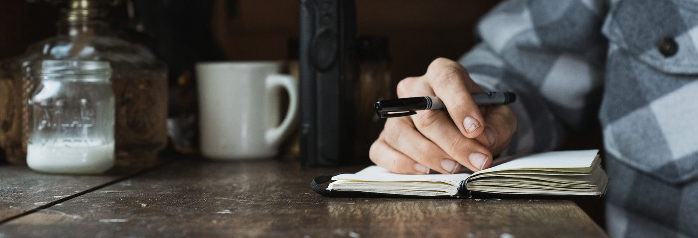 Writing in Leather Journal