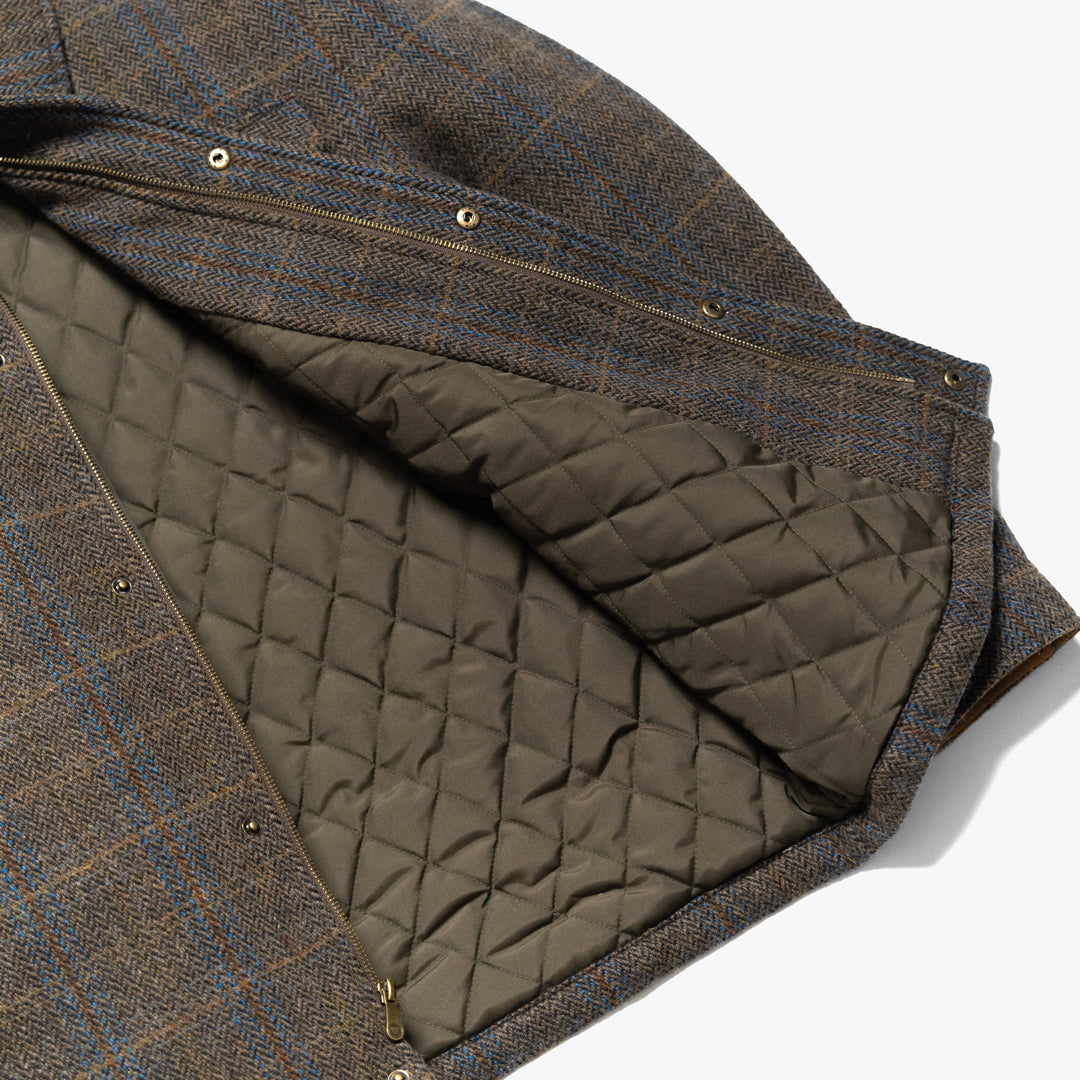 Aberdeen Wool Jacket | Thistle Bark Plaid
