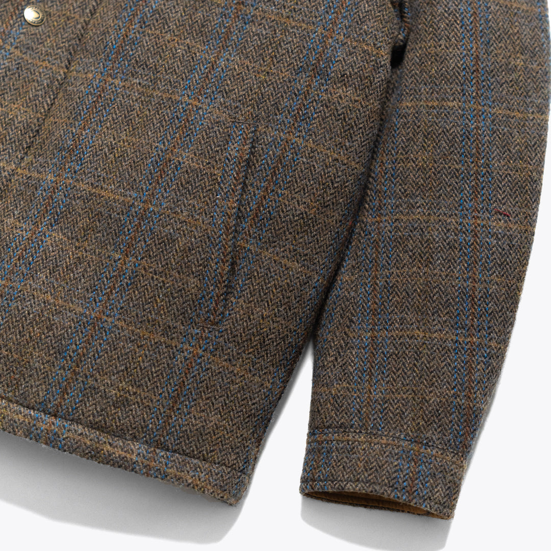 Aberdeen Wool Jacket | Thistle Bark Plaid