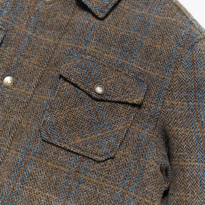 Aberdeen Wool Jacket | Thistle Bark Plaid