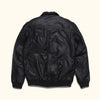 Authentic Black Leather Jacket Bomber for Men