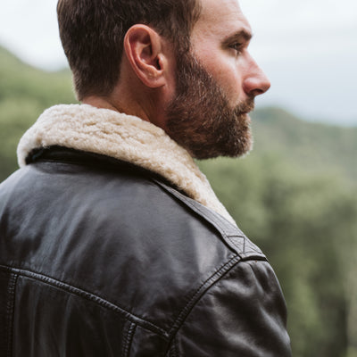 Men's Black Vintage Jacket