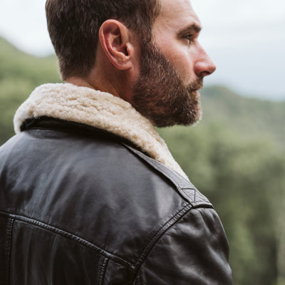 Men's Black Vintage Jacket