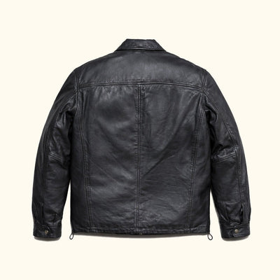 Glenwood Leather Driving Jacket | Vintage Black - Buffalo Jackson Trading Co.