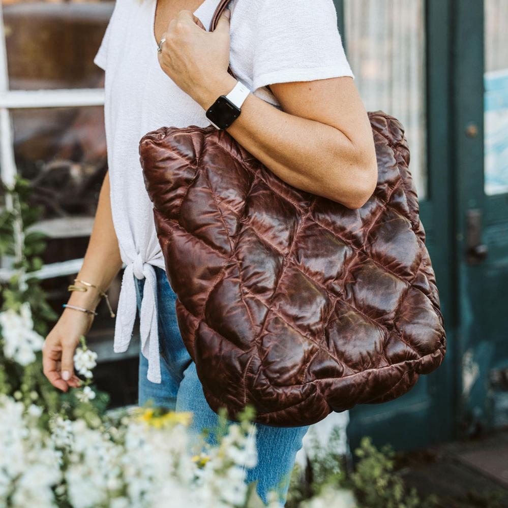 Carry Puffer Tote for Ladies