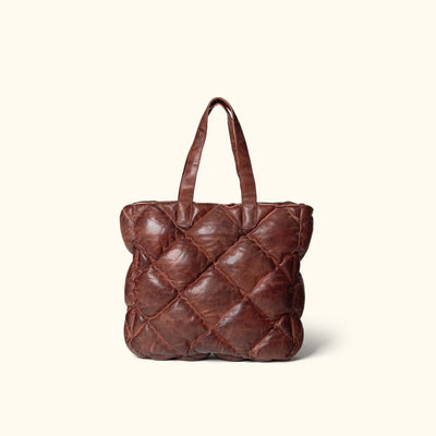 Limited Edition Bridger Leather Tote Small | Vintage Mahogany - Buffalo Jackson Trading Co.