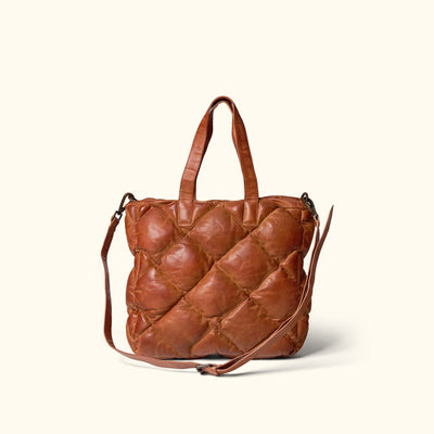Limited Edition Bridger Leather Tote Small | Vintage Tan - Buffalo Jackson Trading Co.
