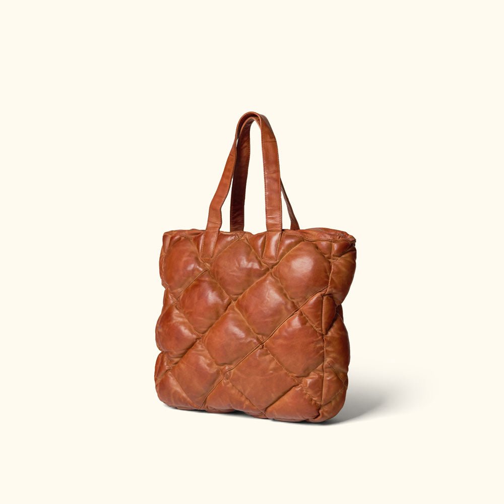 Limited Edition Bridger Leather Tote Small | Vintage Tan - Buffalo Jackson Trading Co.