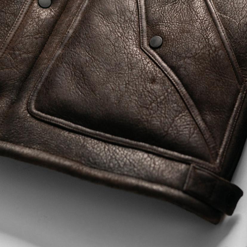 Adjustable Side Snaps - Shearling Wool Vest