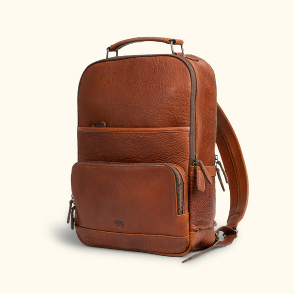 Leather Commuter Backpack Bag Buffalo Jackson