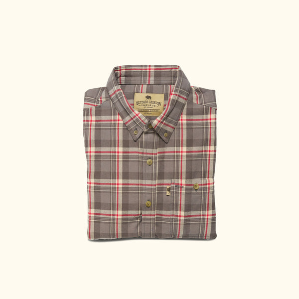 Men's Classic Plaid Shirt B&W - XL main image 0