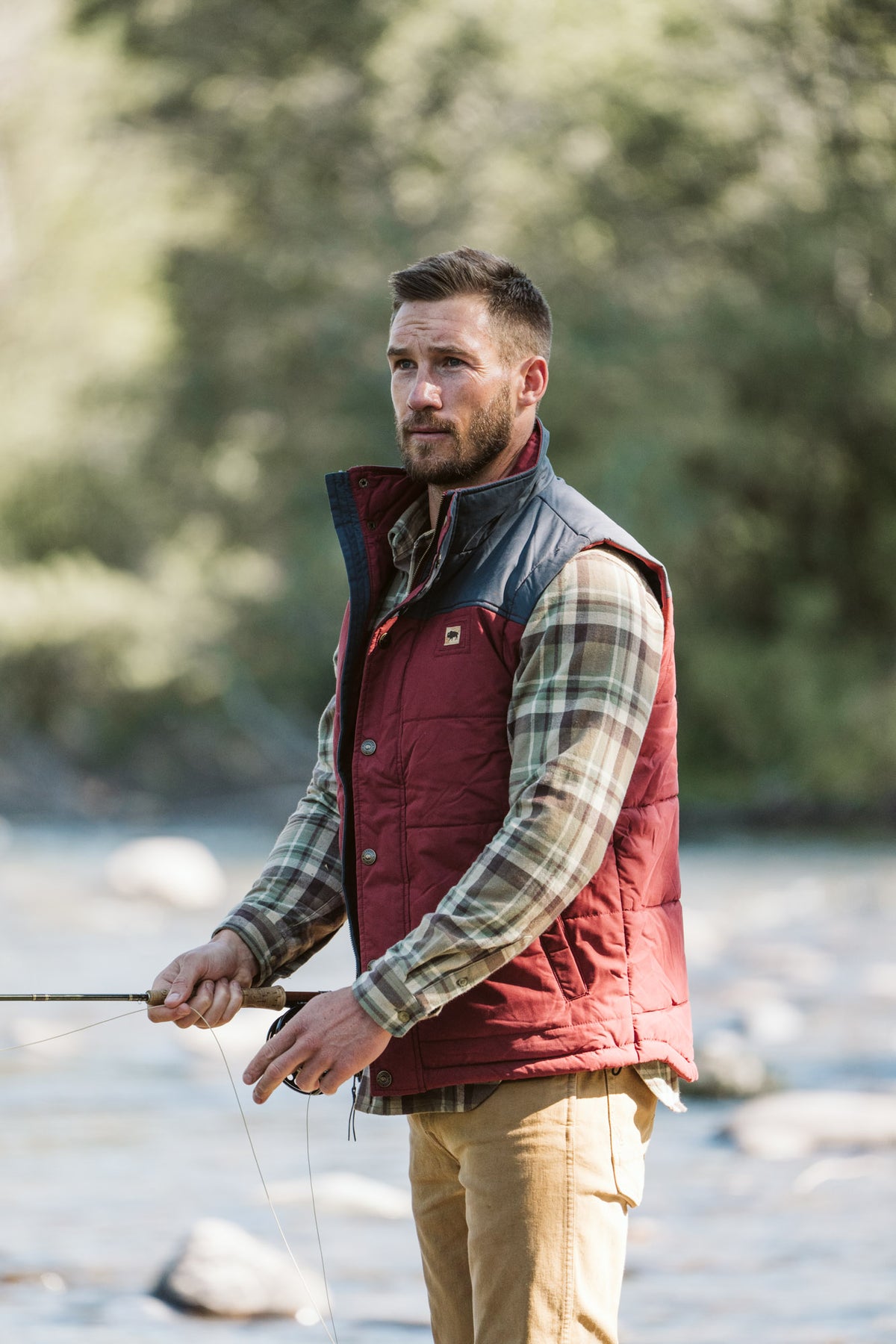 Fairbanks Flannel Shirt in Pine Cove, view 11