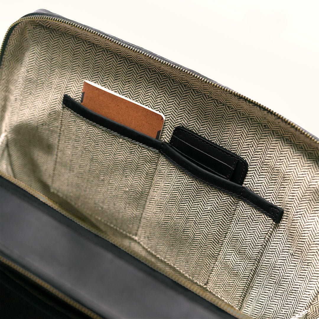 Interior Pockets, Phone, Wallet, Pens