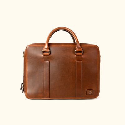 Men's Modern Leather Briefcase Bag | Elderwood front