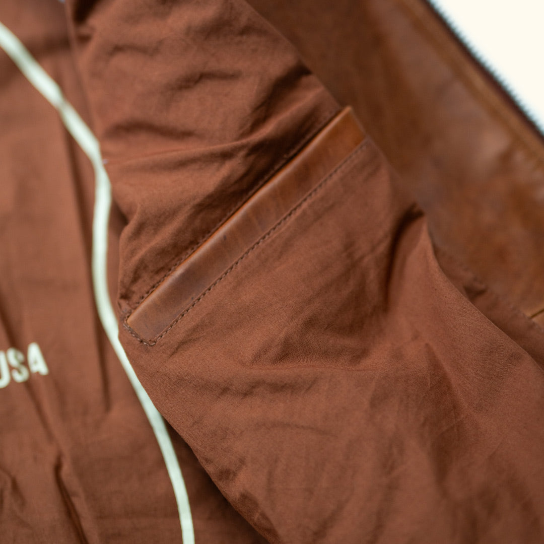 Interior Pocket - Leather Jacket