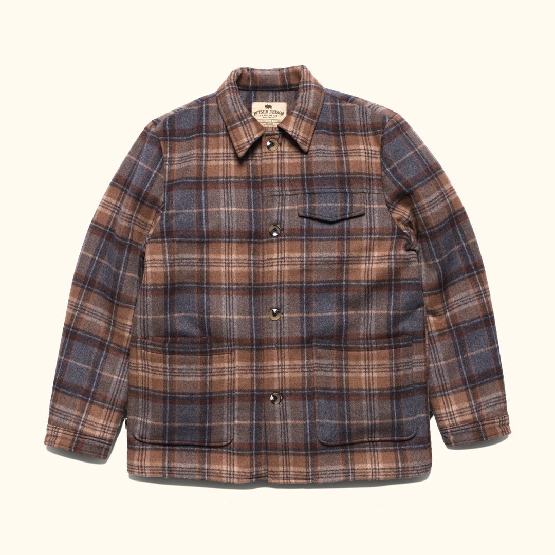 Wool Plaid Coat