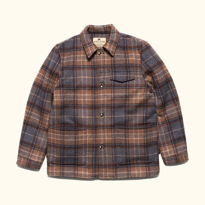 Wool Plaid Coat