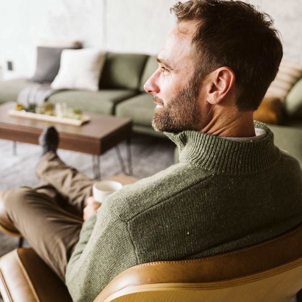 Wool Sweater - Pine