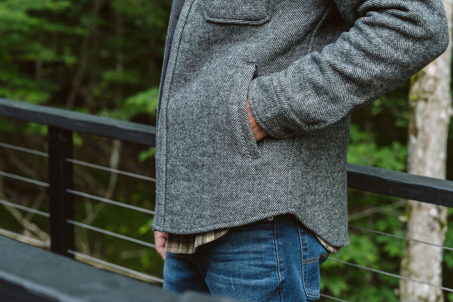 Pockets - Shirt Jacket - Wool