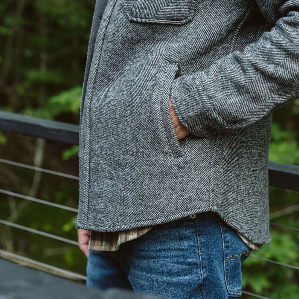 Pockets - Shirt Jacket - Wool