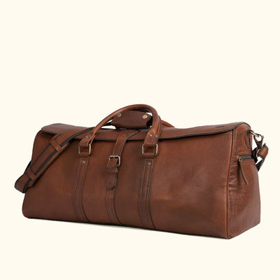 Vintage Leather Luxury Outdoor Doctor Bag Style - Old School Vintage classic travel duffle