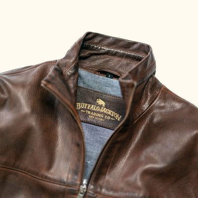 Buffalo Jackson Label - Stitching Detail