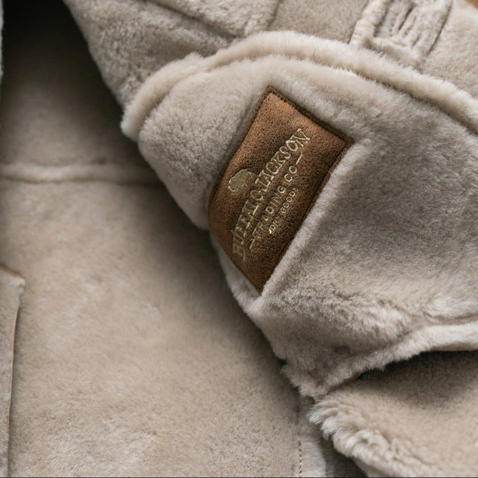 Inside Fur - Big Sky Shearling Coat in Shearling
