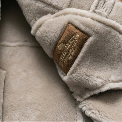 Inside Fur - Big Sky Shearling Coat in Shearling