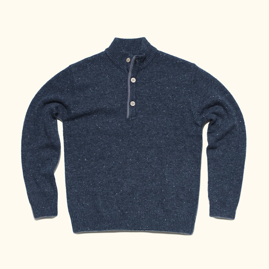 Navy Sweater | Wool 
