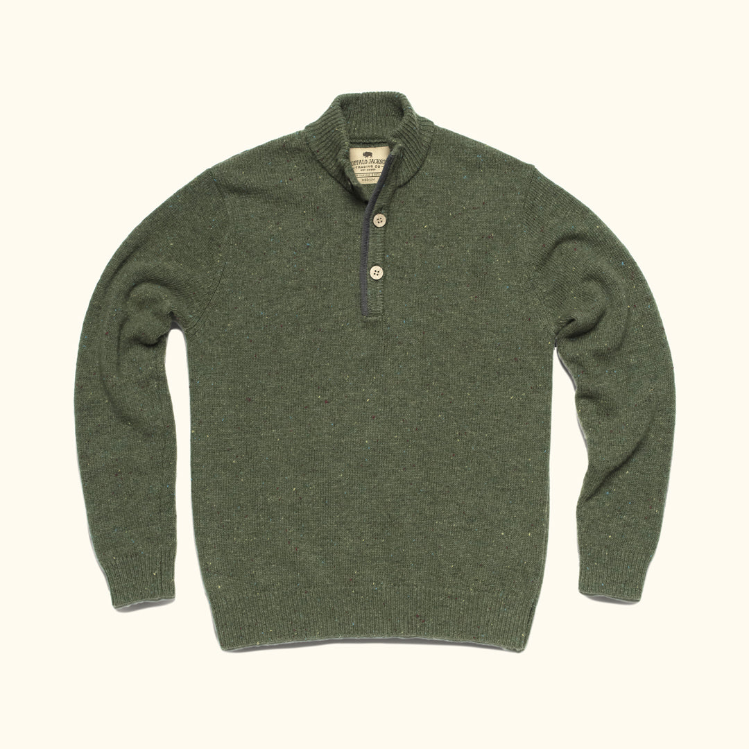 Men's Pine Wool Blend Midweight Sweater
