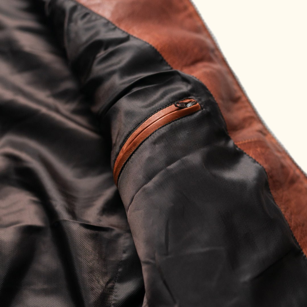 Interior - Nylon Lining with Zipper Interior Pocket