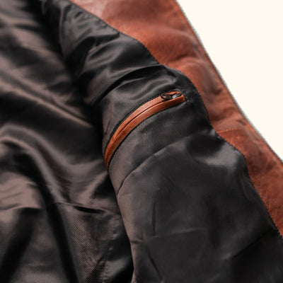 Interior - Nylon Lining with Zipper Interior Pocket