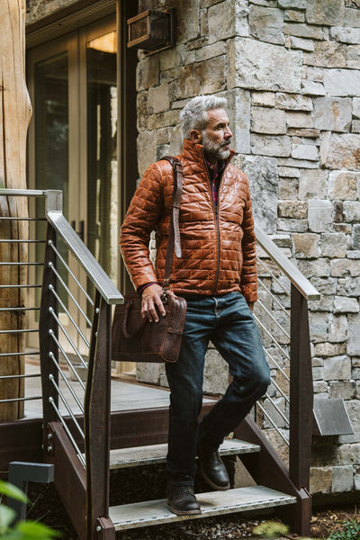 Outdoor - Aspen Nano Leather puff Jacket