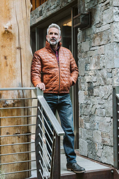 Mens Teton Leather Jacket