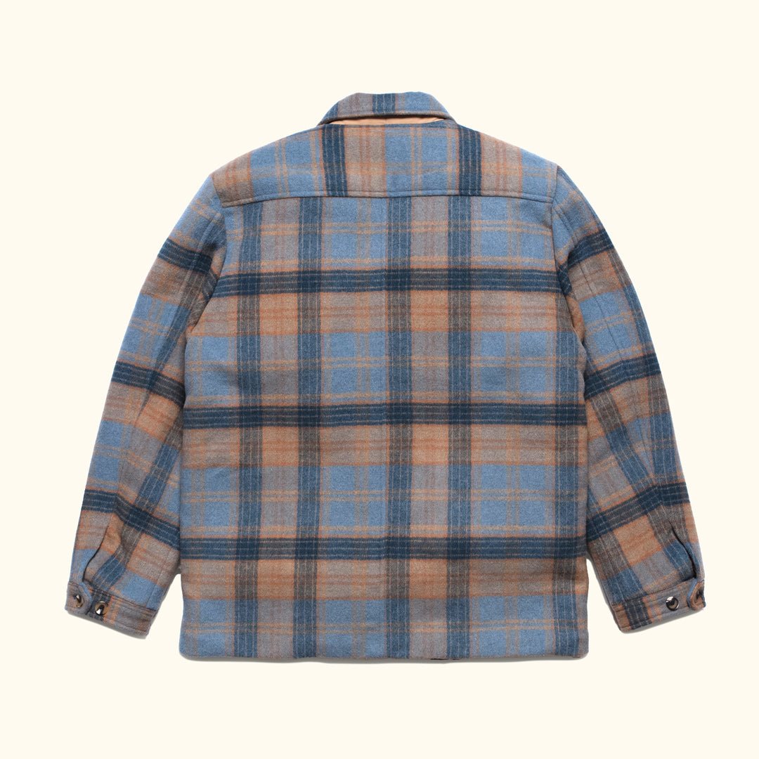 Wesley Wool Jacket | Sky Valley Plaid - Buffalo Jackson Trading Co.