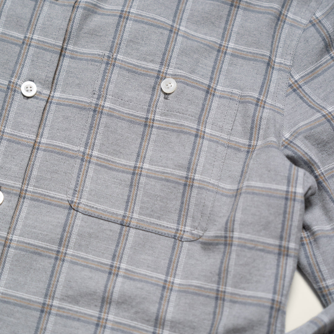 Windsor Cotton Shirt | Stone Pane