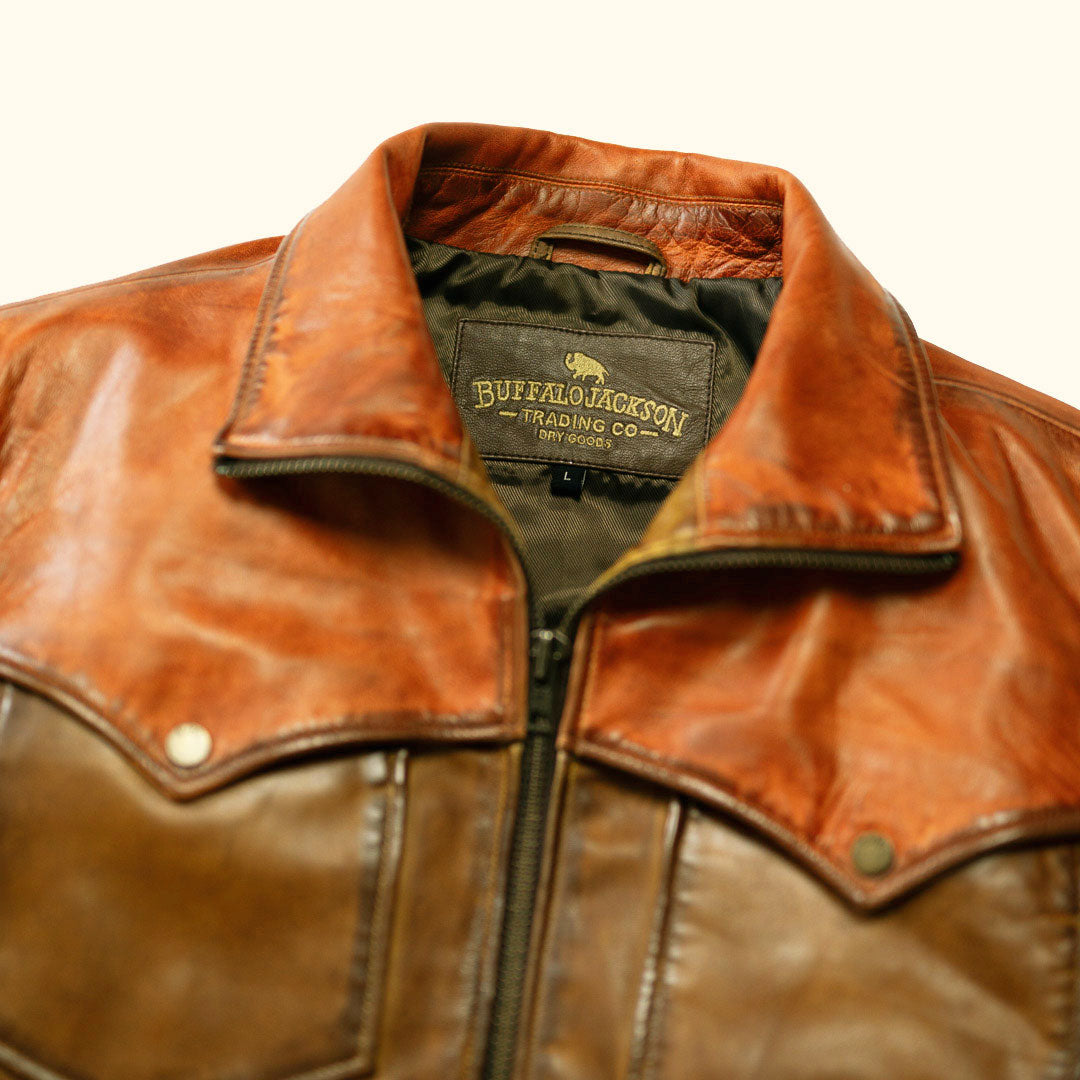 Leather Jacket - Western Yellowstone Jacket