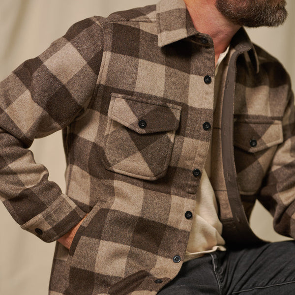 Mens Wool Shirt | Buffalo Jackson
