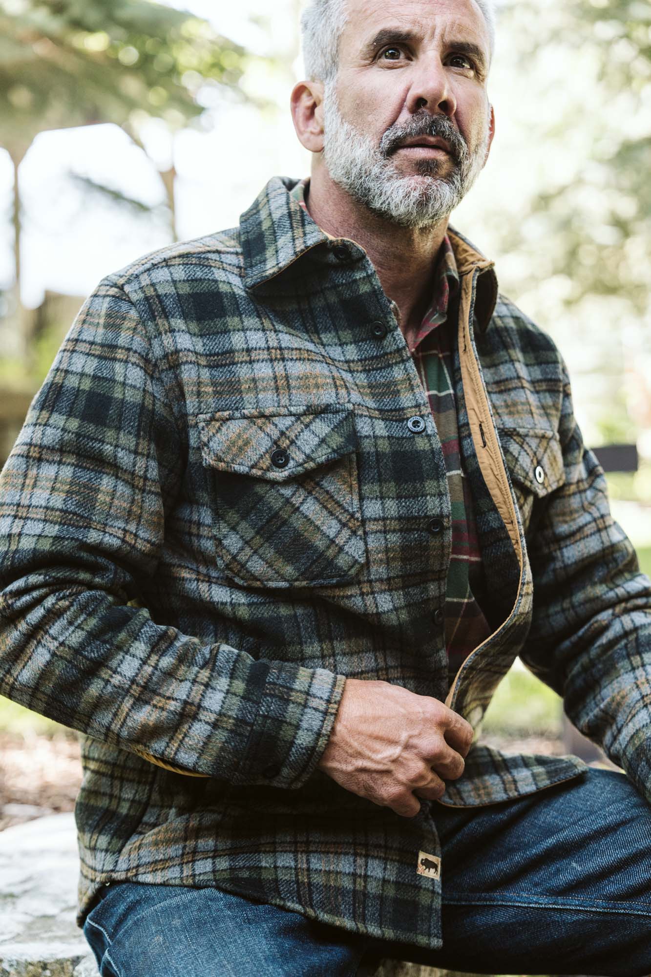 Yukon Wool Shirt Jac | Timber Moss Plaid - Buffalo Jackson Trading Co.