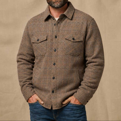 Aberdeen Wool Twill Shirt Jac | Thistle Grove