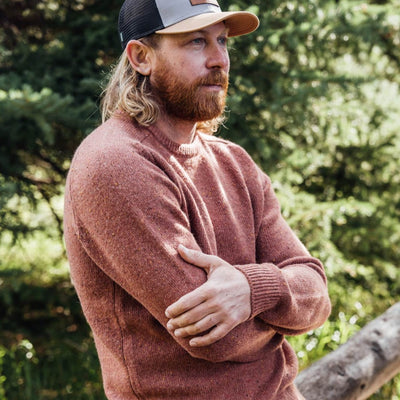 Outdoors in Wool Sweater by Buffalo Jackson