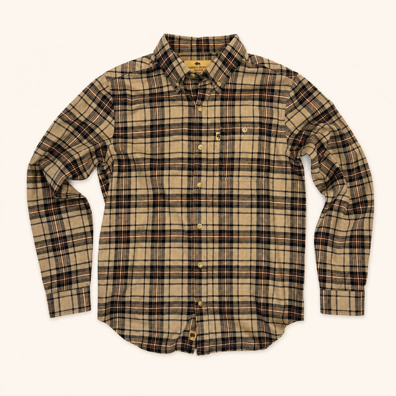 Brown Plaid Flannel Shirt