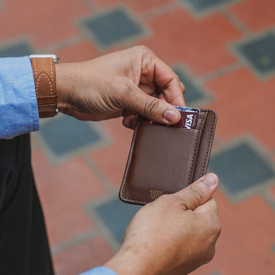 Vintage inspired Slim ID Wallet | Elderwood
