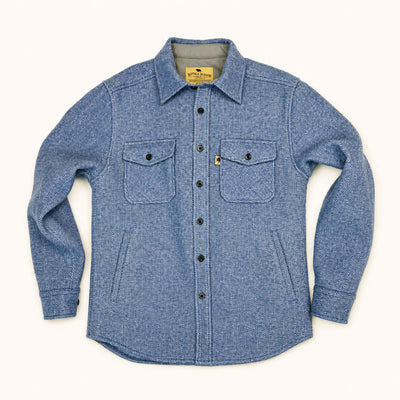 Herringbone Wool Shirt Jac by Buffalo Jackson