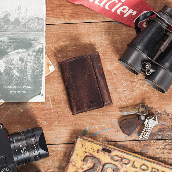 Leather Trifold Wallet - Denver Wallets for Men | Buffalo Jackson