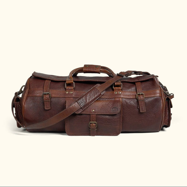 Weekender Buffalo All Leather Men's Duffle Bag | Buffalo Jackson