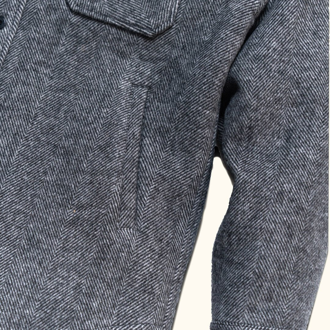 Mens Shirt Wool Jacket Style