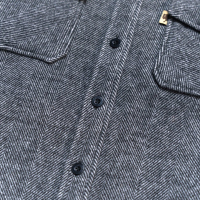 Wool Detail - Herringbone Style -